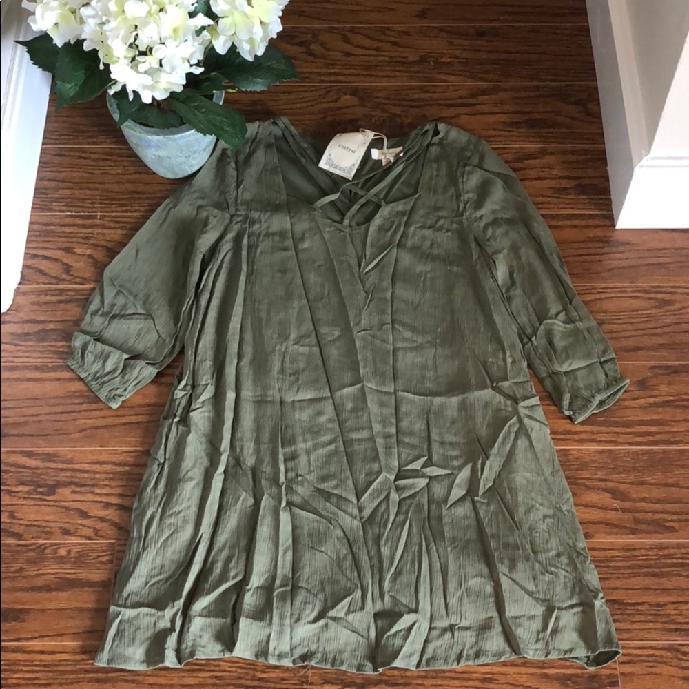 Entro Green Dress